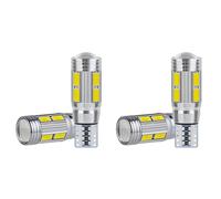 4PCS W5W T10 12V 6000K 5630 10 SMD Car LED Bulb Canbus License Plate Wedge Side Turn Singal Light Super Bright White