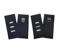 4Pcs Waist Extender for Trousers, Adjustable Waistband Extender with Metal Hook, Button Trouser Extender for Men Women, Pants, Jeans, Skirts, Trousers