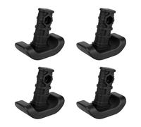4pcs Walker Ski Glides 4302 for EZ Fold-N-Go | Walker Feet Stander Replacement Accessories Compatible with EZ Fold-N-Go and Able Life Space Saver (Black)