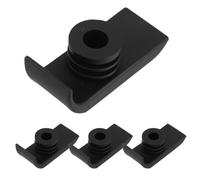 4pcs Walker Ski Glides for 1-1/8 Inch Tube, PVC Black Pads | Back Legs, Quieter Movement on Tile, Protective Cushioning, Sl inish, Adults and Caregivers