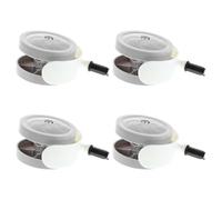 4pcs Walker Wheels Replacement Removable Caster Swivel Wheels 3.81x2.75' Anti-Slip Sturdy for Walkers and Strollers
