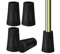 4Pcs Walking Stick Tip Trekking Pole Tips Replacement Protectors Rubber Tip | for Walking Rubber Feet for Hiking Pole Tips for Trekking Poles Walking Sticks Hiking Canes