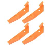 4pcs Wall Mount Caliper Holder Screw in Holes for Workshop | Orange Pla Bracket, Stable Positioning, Space Saving Design, for Vernier and Dial Calipers in Garage