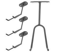 4pcs Wall Mounted Spray Gun Holder Bracket, Carbon Steel Gravity Feed | U Shaped Hook Design, 14.5x6.1x3cm Size, Quick Access Storage, for Garage Workbench Side Mounting