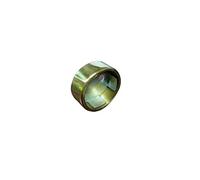 4pcs Wardrobe Closet Rod Bracket, Shower Curtain Rod Pole End Supports Sockets Flange Holder Fit Rod Dia 25mm