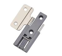 4pcs Wardrobe Folding Folding Door Hinge Bi-fold Closet Wardrobe Cabinet Cupboard Tracked Hanging Sliding Door Hinge