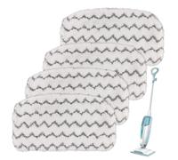 4PCS Washable Mop Pads Compatible with Shark Steam Mop S1000UK S2001UK S1000A S1000C S1000WM, Replacement Dirt Grip Absorbing Pads