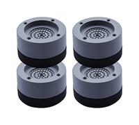 4PCS Washing Machine Base Foot Pads, Anti Vibration Pads, Raising Height Reduce Noise, for Home Appliances Furniture Raise, Grey
