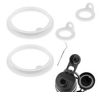 4pcs Water Bottle Gasket Replacements for TAKEYA Actives, Silicone Durable Sealing O-Ring Replacement with Metal Hook Suitable for TAKEYA Actives 18/24/32/40oz Water Bottle
