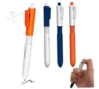 4Pcs Water Gun Pen Pen Shaped Water Gun Prank Toys 2 in 1 Funny Prank Retractable Ballpoint Pen with Water Spray Function for School Office Prank