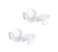 4pcs Water Pitcher Lids, 2 Pieces Glass Carafe Lids Covers Food Grade Plastic Dust Proof Splash Resistant Bottle Stoppers for Water Jug Glass Bistro Pitcher