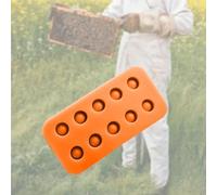 4Pcs Wax Queen Grafting Cups Silicone Mould Compact Reusable Beeswax Maker Tool Bee Cell Cup Mould Equipment for Beekeeper(Nero)