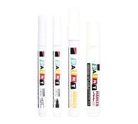 4Pcs Weather Resistant Stone Paint Marker Pen for Gravestone Tombstone Lettering Drawing on Stone Metal Wood and Tire Repair Paint Marker