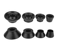 4pcs Wheel Balancer Adapter Cones for 40mm Shaft, Standard Taper Cones for Car, Truck, Caravan, and SUV with Hub Bores From 1.77 to 5.39