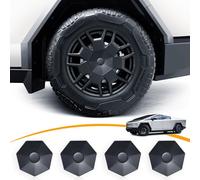 4PCS Wheel Caps for Tesla Cybertruck 2023 2024, Removable ABS Center Hub Cover Cybertruck Accessories, Easy to Install Rust Dust Resistant Reduce Drag and Noise