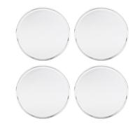 4Pcs Wheel Center Caps Replacement, 54mm Outer Diameter, 51mm Inner Diameter, Universal Hub Covers - Precise Fit, Easy Installation, Durable ABS and Metal Construction (Electroplated)