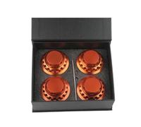 4PCS Wheel Center Hub Caps Compatible For Porsche 917 918 Cayenne Cayman Boxster for all Porsche Wheel Caps Except Macan 76MM Hubcaps Cover(Orange)
