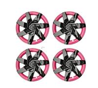 4PCS Wheel Cover Compatible With Tesla Model Y Hubcap Performance Replacement 19Inch Hub Cap Automobile Wheel Parts Full Rim Accessories(Black pink purple)