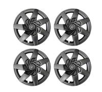 4PCS Wheel Cover Compatible With Tesla Model Y Hubcap Performance Replacement 19Inch Hub Cap Automobile Wheel Parts Full Rim Accessories(Gun grey)