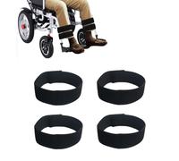 4PCS Wheelchair Leg Strap，Medical Restraints for Elderly Patient, Wheelchair Leg Protection Belt，Wheelchair Foot Rest Strap, Leg Straps