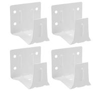 4Pcs White Blind Brackets for Easy Installation Versatile Support Frame for Roller Blinds and Curtains Perfect for Home and Office Use