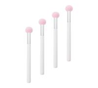 4pcs White Non-latex Concealer Sponge Set for Face Makeup | Dry and Wet Use, Women’s Professional Makeup Tool Pack, Compact Mushroom Head Design for Blending