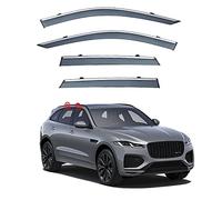 4Pcs Wind Deflectors for Jaguar F-PACE MK1-X761 2016-2020 2021 2022 2023, Side Window Ventilated Visors Rain Deflector Car Accessories