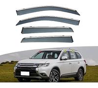 4Pcs Wind Deflectors for Mitsubishi Outlander 2013-2021, Weather Shields Visors Wind Rain Deflectors Side Window Deflectors