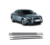 4Pcs Window Door Belt Weather-Strip for Honda Accord 2003-2007, High Composite Rubber Outer Door Seal Belt Moulding Trim, Waterproof & Dustproof