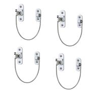 4Pcs Window Locks for UPVC Windows, YTOOK Window Cable Restrictor Window Safety Locks with Keys and Screws for Child & Baby Safety