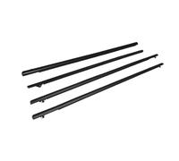 4Pcs Window Outer Weatherstrip Compatible for Honda Fit 2009-2014 Side Door Windows Glass Rubber Belt Moulding Trim Sealing Protector