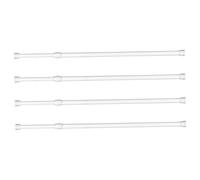 4Pcs Window Security Bars, Telescopic Sliding Door Security Bar, Window Lock Bar for Kitchen Bathroom, Extends from 15.7-27.6 Inch for Party