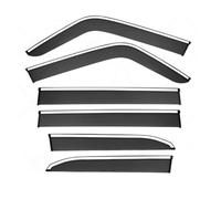 4PCS Window Visors Rain Guards Shield for BYD Song PRO MK2 2019-2025, Out-Channel Rain Guards Shields Vent Deflector Shade Wind, Tape-On Outside-Mount,6PC