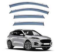 4PCS Window Visors Rain Guards Shield for Ford Kuga MK3-CX482 2020-2025, Out-Channel Rain Guards Shields Vent Deflector Shade Wind, Tape-On Outside-Mount