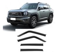 4PCS Window Visors Rain Guards Shield for HAVAL H7 MK2 2023-2025, Out-Channel Rain Guards Shields Vent Deflector Shade Wind, Tape-On Outside-Mount,4PC
