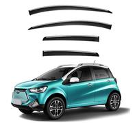 4PCS Window Visors Rain Guards Shield for JAC IEV20 MK1 2020-2025, Out-Channel Rain Guards Shields Vent Deflector Shade Wind, Tape-On Outside-Mount