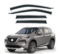 4PCS Window Visors Rain Guards Shield for Nissan X-Trail Rogue MK4-T33 2022-2025, Out-Channel Rain Guards Shields Vent Deflector Shade Wind, Tape-On Outside-Mount,4PC