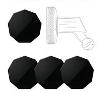 4Pcs Windshield Adhesive Metal Replacement Pieces - Sticky Accessories for Garmin Low-Profile Magnetic Mount, Compatible with Dash Cam 45/46/47/55/56/57/65W/66W/67W/Tandem/Speak Plus