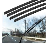 4PCS Windshield Wiper Blade Refill 28inch Adjustable Size of Windscreen Wiper Rubbers, Universal Replacement Windshield Wipers Refill Replacement, Windshields Wipers Baldes Rubber Strip for Vehicles