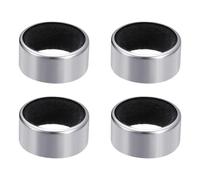 4PCS Wine Drip Rings Stainless Steel Bottle Drip Collars with Felt Liner Reusable Wines Pourer Guards Dripper Stopper for Bar Kitchen Wine Accessories
