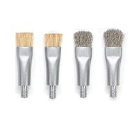 4Pcs Wire Bristles Brushes Replacement Heads For Motherboard IC Glues Removal And Repair Chip Protective Soft Bristles Cleaning Brush