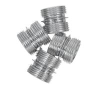 4pcs Wire Rack Accessory Shelf Support Nuts Metal Shelf Connection Screws 23.2mm x 22mm with 1.5mm Thread Pitch for Wire Shelving Units in Garage Professional Utility Accessory for Daily Use Househ...