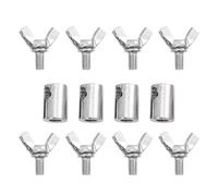 4pcs Wire Rope Clamp Stainless Steel Screw Fastener for 6mm Cable
