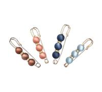 4pcs Women’s Waist Pin Alloy Plastic Adjustable Clothing Brooch | Fix Elastic Waist, Tighten Waistband, Protect Fabric from Scratches, Simple Classic Design for Collars and Pants