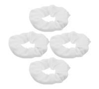 4pcs Women Secret Pocket Scrunchie with Zipper Compartment | Travel Friendly Hidden Storage, High Elastic Hold, Discreet Wear and Tear Resistance, Adventure Use