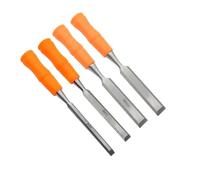 4Pcs Wood Carving Chisel Set Carbon Steel Woodworking Tool 8/12/18/24mm Carpentry Flat Chisels Knife Carpenter Hand
