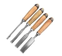 4Pcs Wood Carving Chisels 6/12/18/24mm Set for Woodworking Ergonomic Tools DIY Auxiliarya