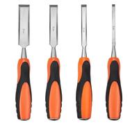4pcs Wood Chisel 6/12/18/25mm for Woodworking Flat Chisels DIY Woodcut Carving Knife Tools Set