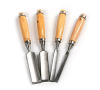 4Pcs Wood Chisels Set Wood Carving Gouge Tool 6/12/18/24mm Woodworking Chisels Woodcut Art Artist Carpenter Tools