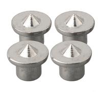 4pcs Wood Dowel Centre Points 6/8/10/12mm Timber Marker Pins Compatible with Compatible with for Accurate Hole and Tenon Alignment, Steel(solid 12mm)